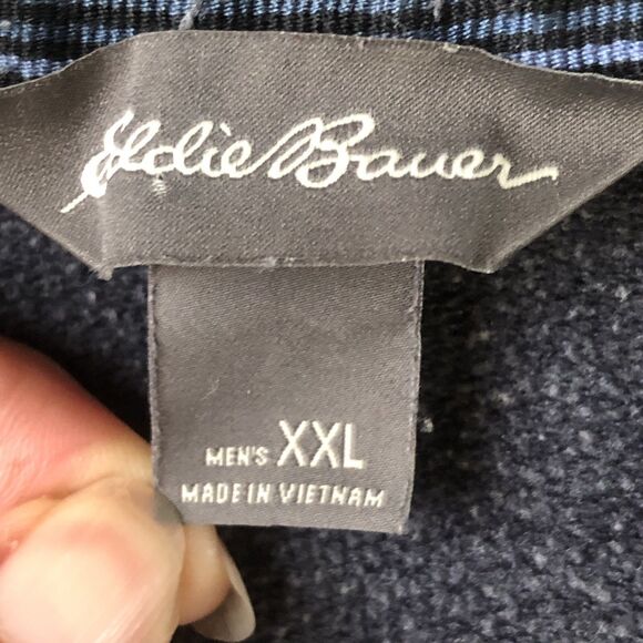 Eddie Bauer Men’s Sweatshirt Hoodie Kangaroo Pocket Tag Size XXL - Picture 2 of 14